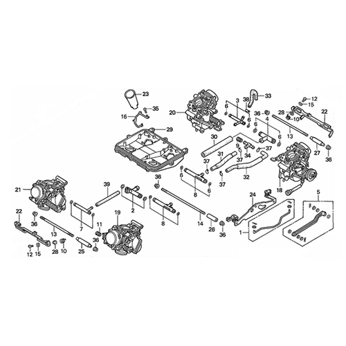 Carb Float Bowl Screws For Honda Magna 750 VF750C (1994-2003) – Rebuild Kit Screws (Unbranded)